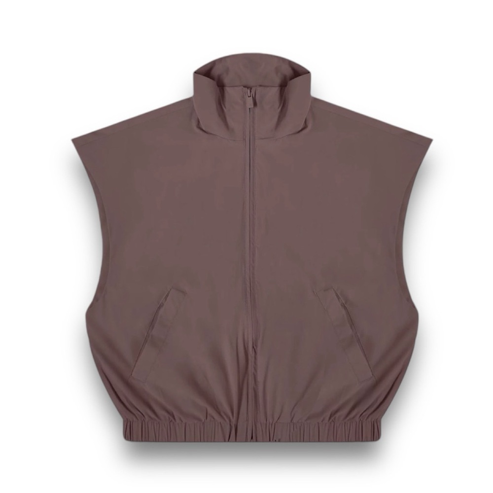 COPY - Essentials Fear Of God Women’s Zip Up Vest Plum NWT